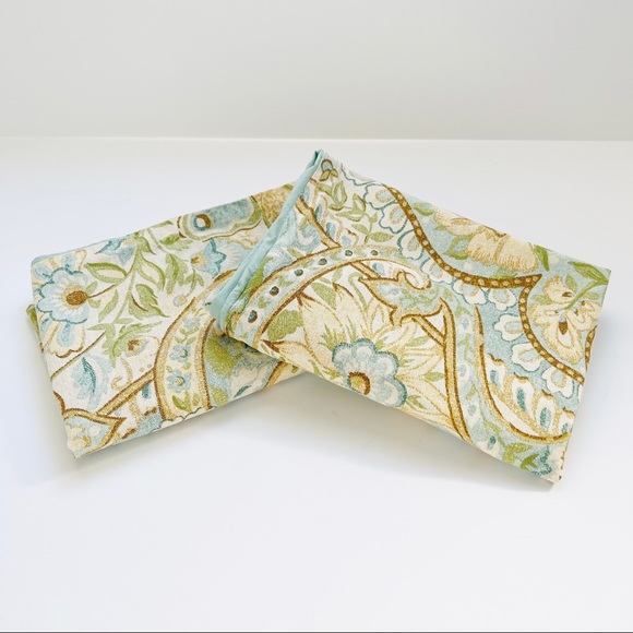 Pottery Barn Bedding Pottery Barn Light Green Blue Beige Floral